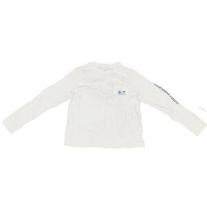 Vineyard Vines White Long Sleeve Tee with Yeti